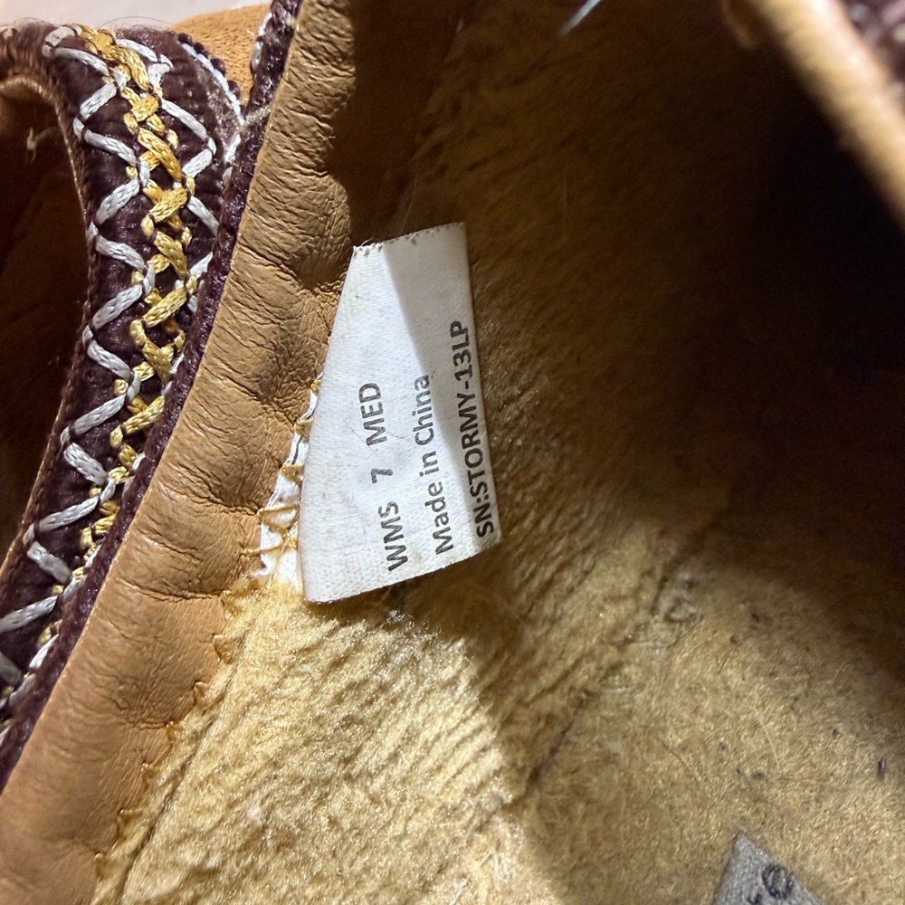 Oliver & Kate Women’s Platform Mule Slip-On in Chestnut Brown size 7 - Picture 7 of 8